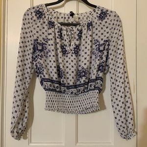 Long sleeve blouse